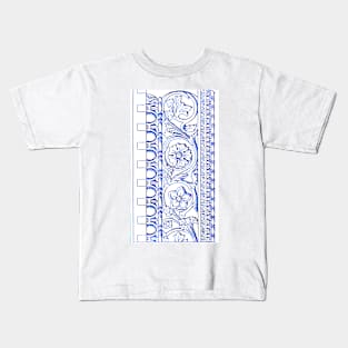 Floral Roman Architectural Frieze Kids T-Shirt